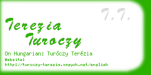 terezia turoczy business card